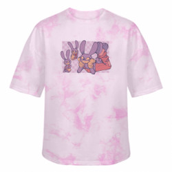 Футболки тай-дай оверсайз FATLINE