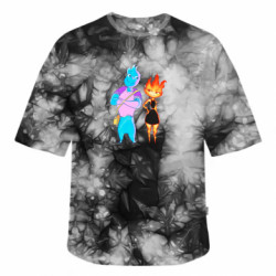 Футболки тай-дай оверсайз FATLINE