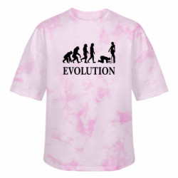 Футболка тай-дай оверсайз FATLINE EVOLUTION - FATLINE Футболка тай-дай оверсайз FATLINE EVOLUTION