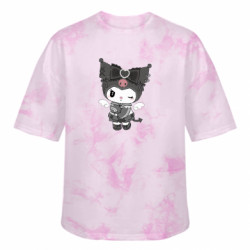 Футболка тай-дай оверсайз FATLINE Fancy Kuromi - FATLINE Футболка тай-дай оверсайз FATLINE Fancy Kuromi