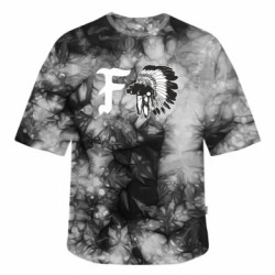 Футболки тай-дай оверсайз FATLINE - FATLINE