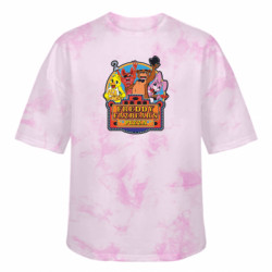 Футболка тай-дай оверсайз FATLINE Freddy Pizza - FATLINE Футболка тай-дай оверсайз FATLINE Freddy Pizza