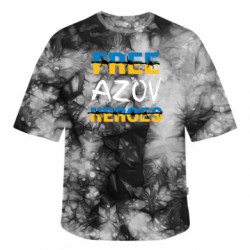 Футболки тай-дай оверсайз FATLINE - FATLINE