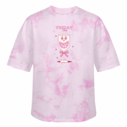 Футболки тай-дай оверсайз FATLINE - FATLINE