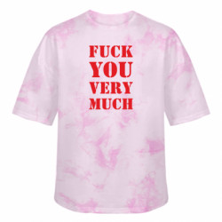 Футболки тай-дай оверсайз FATLINE