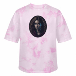 Футболка тай-дай оверсайз FATLINE Гермиона Грейнджер - FATLINE Футболка тай-дай оверсайз FATLINE Гермиона Грейнджер