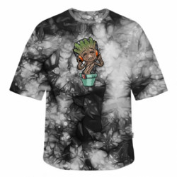 Футболки тай-дай оверсайз FATLINE - FATLINE