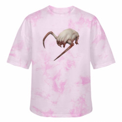 Футболка тай-дай оверсайз FATLINE Headcrab - FATLINE Футболка тай-дай оверсайз FATLINE Headcrab