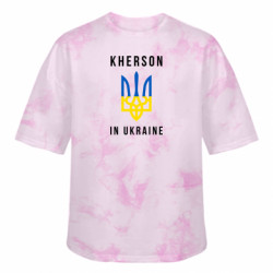 Футболка тай-дай оверсайз FATLINE Херсон це Україна