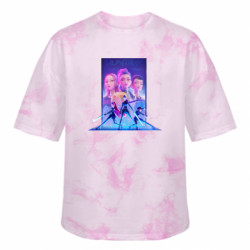 Футболки тай-дай оверсайз FATLINE - FATLINE