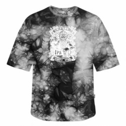 Футболка тай-дай оверсайз FATLINE I love craft beer - FATLINE Футболка тай-дай оверсайз FATLINE I love craft beer