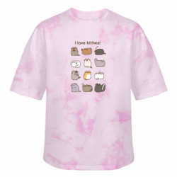 Футболки тай-дай оверсайз FATLINE - FATLINE