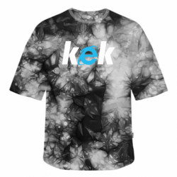 Футболка тай-дай оверсайз FATLINE Кек (Internet Explorer) - FATLINE Футболка тай-дай оверсайз FATLINE Кек (Internet Explorer)