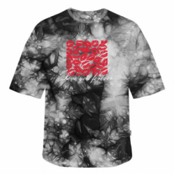 Футболки тай-дай оверсайз FATLINE - FATLINE