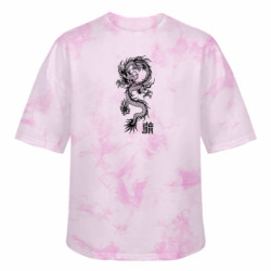 Футболки тай-дай оверсайз FATLINE - FATLINE