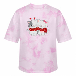 Футболки тай-дай оверсайз FATLINE - FATLINE