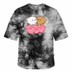 Футболки тай-дай оверсайз FATLINE - FATLINE