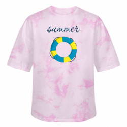 Футболки тай-дай оверсайз FATLINE - FATLINE