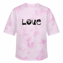 Футболки тай-дай оверсайз FATLINE - FATLINE