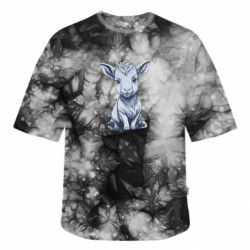 Футболка тай-дай оверсайз FATLINE Маленький козленок - FATLINE Футболка тай-дай оверсайз FATLINE Маленький козленок