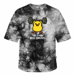 Футболки тай-дай оверсайз FATLINE - FATLINE