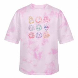 Футболки тай-дай оверсайз FATLINE - FATLINE