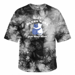 Футболки тай-дай оверсайз FATLINE - FATLINE