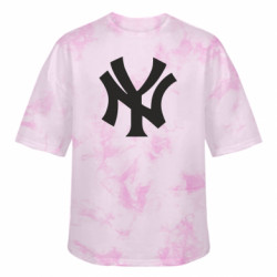 Футболка тай-дай оверсайз FATLINE New York yankees - FATLINE Футболка тай-дай оверсайз FATLINE New York yankees
