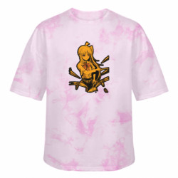 Футболка тай-дай оверсайз FATLINE Ніджіка Ідзічі - FATLINE Футболка тай-дай оверсайз FATLINE Ніджіка Ідзічі