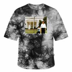 Футболка тай-дай оверсайз FATLINE Пабло Ескобар - FATLINE Футболка тай-дай оверсайз FATLINE Пабло Ескобар