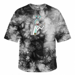 Футболка тай-дай оверсайз FATLINE Peace among worlds - FATLINE Футболка тай-дай оверсайз FATLINE Peace among worlds