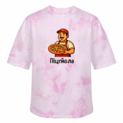 Футболка тай-дай оверсайз FATLINE Піцейола - FATLINE Футболка тай-дай оверсайз FATLINE Піцейола