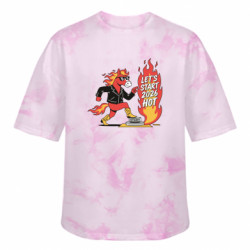 Футболки тай-дай оверсайз FATLINE