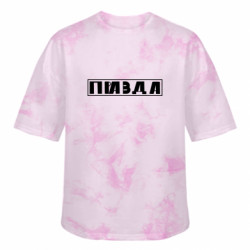 Футболки тай-дай оверсайз FATLINE - FATLINE