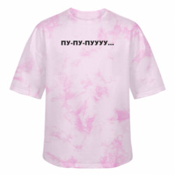 Футболка тай-дай оверсайз FATLINE Пу-пу-пууу... - FATLINE Футболка тай-дай оверсайз FATLINE Пу-пу-пууу...