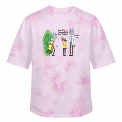 Футболка тай-дай оверсайз FATLINE Рік і Морті. Не найкращий час - FATLINE Футболка тай-дай оверсайз FATLINE Рік і Морті. Не найкращий час