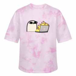 Футболки тай-дай оверсайз FATLINE