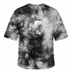 Футболка тай-дай оверсайз FATLINE Рука з келихом - FATLINE Футболка тай-дай оверсайз FATLINE Рука з келихом