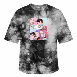 Футболки тай-дай оверсайз FATLINE - FATLINE