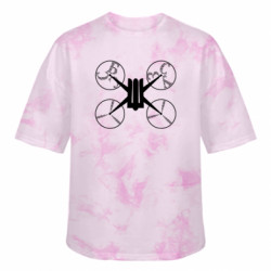 Футболка тай-дай оверсайз FATLINE СБС - FATLINE Футболка тай-дай оверсайз FATLINE СБС