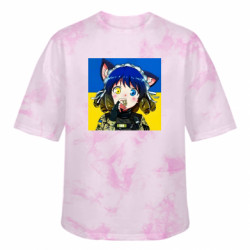 Футболки тай-дай оверсайз FATLINE - FATLINE