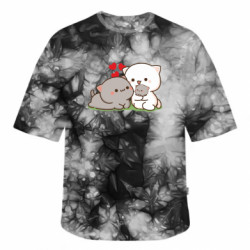 Футболки тай-дай оверсайз FATLINE - FATLINE