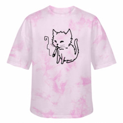 Футболки тай-дай оверсайз FATLINE