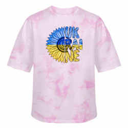 Футболка тай-дай оверсайз FATLINE Соняшник Україна! - FATLINE Футболка тай-дай оверсайз FATLINE Соняшник Україна!