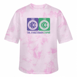 Футболки тай-дай оверсайз FATLINE