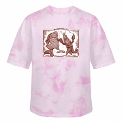 Футболки тай-дай оверсайз FATLINE