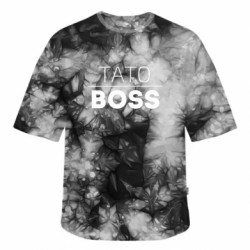 Футболка тай-дай оверсайз FATLINE Тато Boss - FATLINE Футболка тай-дай оверсайз FATLINE Тато Boss