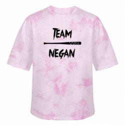 Футболка тай-дай оверсайз FATLINE Team negan 1 - FATLINE Футболка тай-дай оверсайз FATLINE Team negan 1