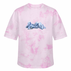 Футболка тай-дай оверсайз FATLINE The mountains - FATLINE Футболка тай-дай оверсайз FATLINE The mountains