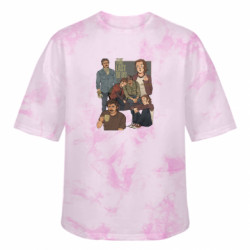 Футболки тай-дай оверсайз FATLINE - FATLINE